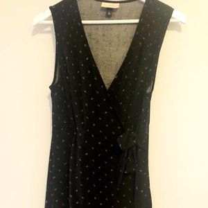 Sleveless Wrap Dress